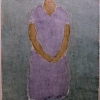 Tami in pink dress, 1981